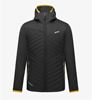 Picture of ANDRESON MARL HYBRID HOODED JACKET BLACK/WOOD BROWN